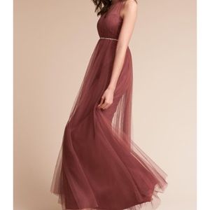 BHLDN dress by Jenny Yoo in cinnamon rose.